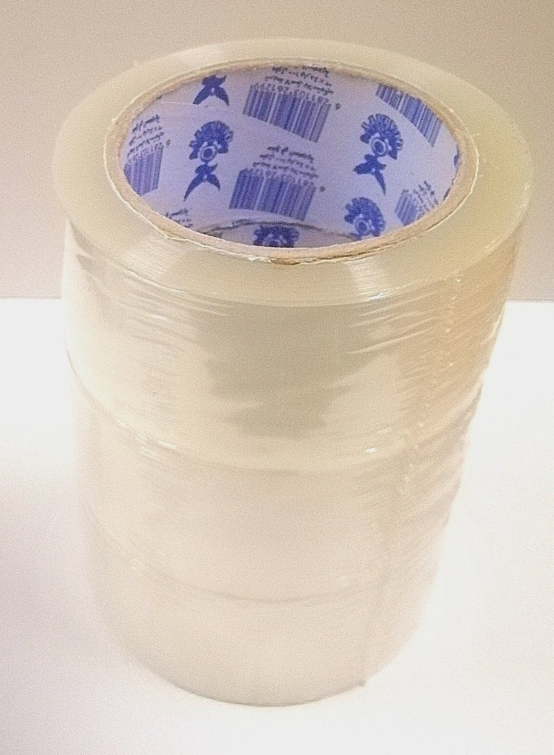 Generic Transparent Packing Tape From Falcon, PK/3 Rolls, 2" Wide, 100 Yards Long for Packaging, Strong and Heavy Duty for Sealing Boxes, Parcels, Mail and Office Supplies  - Image 1