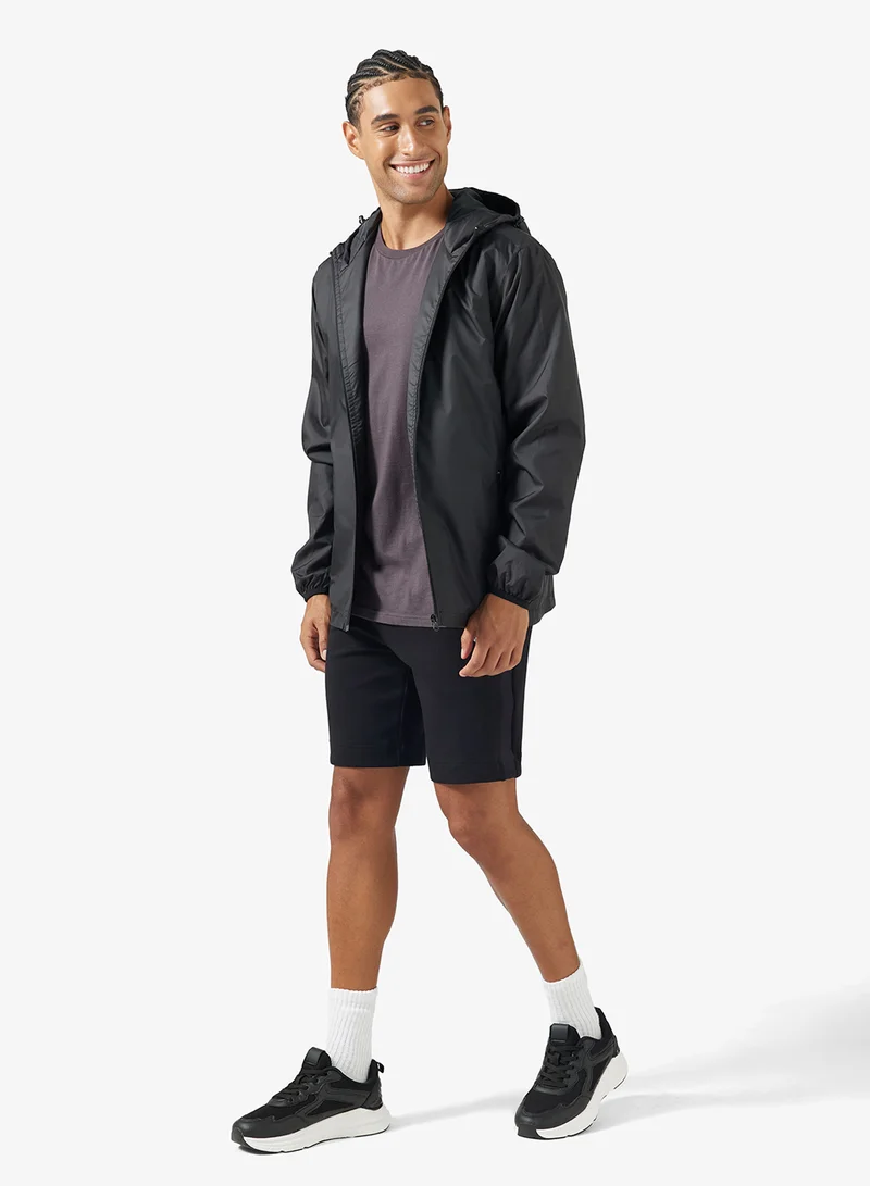 Seventy Five  Relaxed Fit Zip Through Hooded Jacket for Men | Best Price UAE