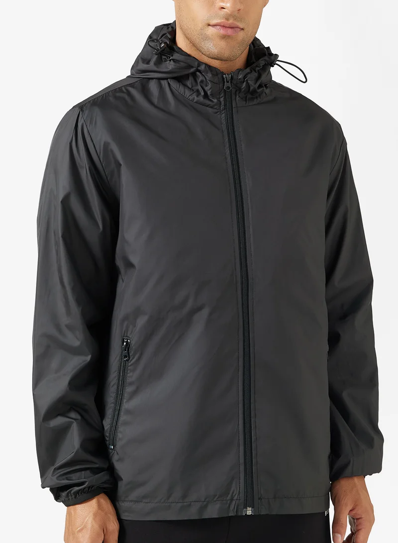 Seventy Five  Relaxed Fit Zip Through Hooded Jacket for Men | Best Price UAE