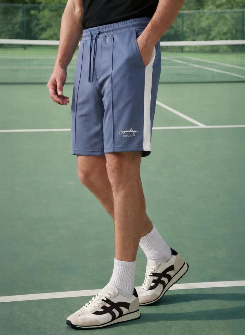 نوبيرو Nobero Copenhagen Shorts | Men’s Shorts | Regular Fit | 260 GSM 100% Cotton Terry | Breathable Comfort for Daily Wear | Elasticated Drawstring Waist + Side & Welt Pockets | Available in 5 Colours
