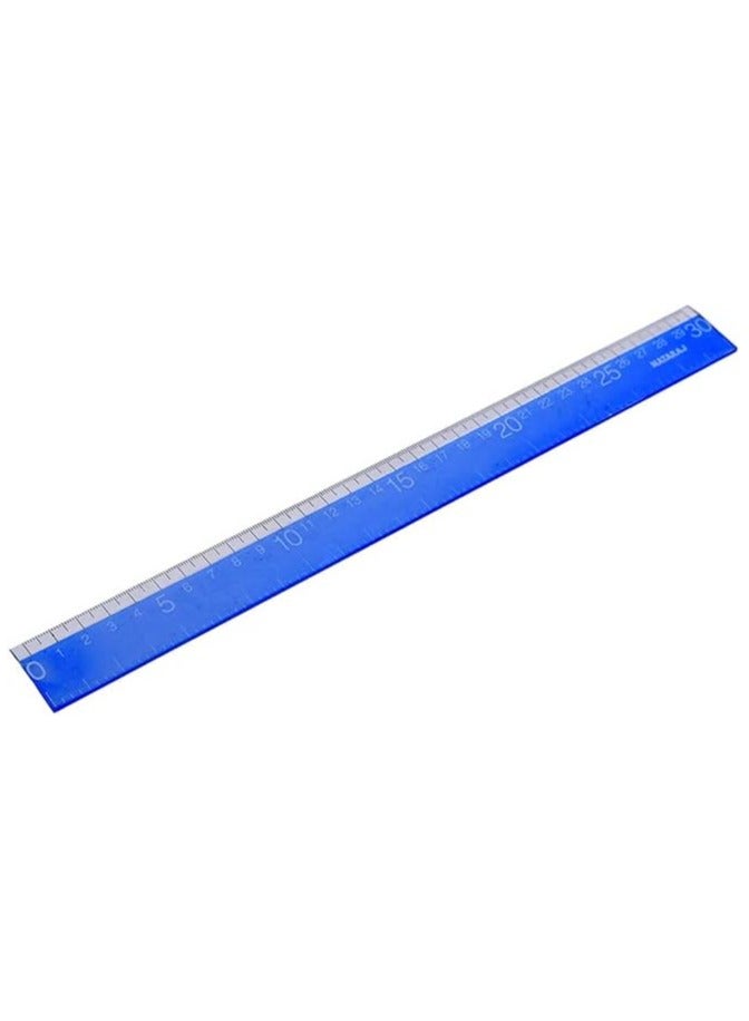 Nataraj plastic ruler set of 3 pieces 30cm- multicolor - Image 4