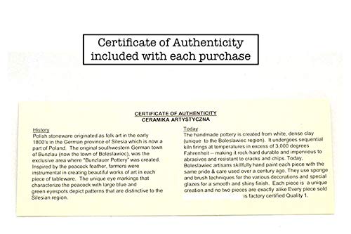 Polish Pottery Gallery Polish Pottery Baker - Pie Dish - Fluted - Maraschino - Image 4