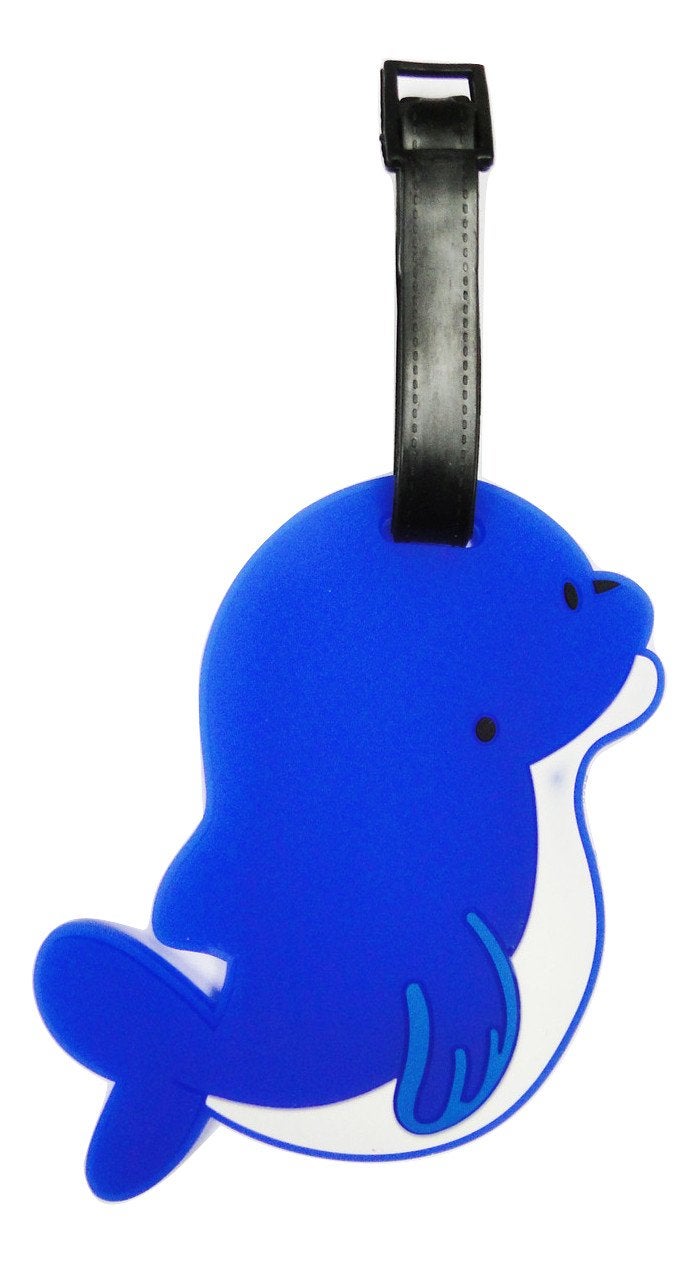 Tapp Collections Tapp C. Travel Luggage Name Tag - Dolphin 4 - Image 1
