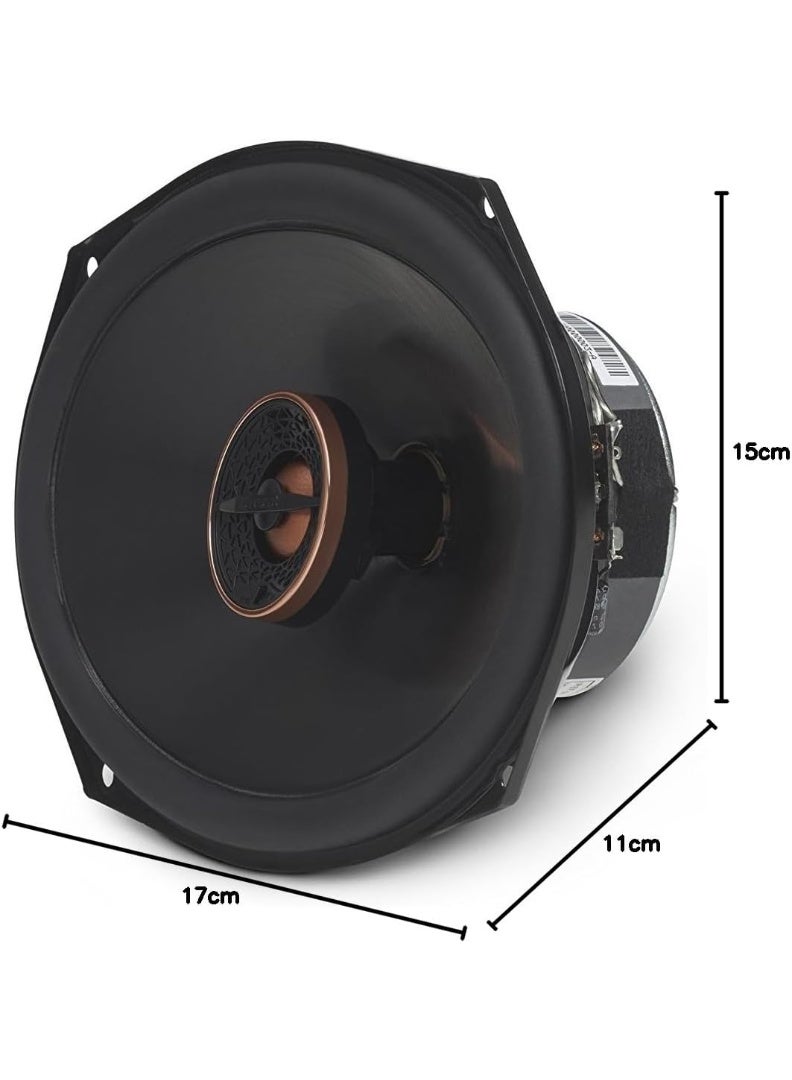Infinity Reference 9632IX 6x9 Inch 2-Way Car Audio Coaxial Speakers – 300W Peak Power, Edge-Driven Textile Tweeter, Plus One™ Woofer Cone, High Sensitivity Car Door Speakers - Image 1