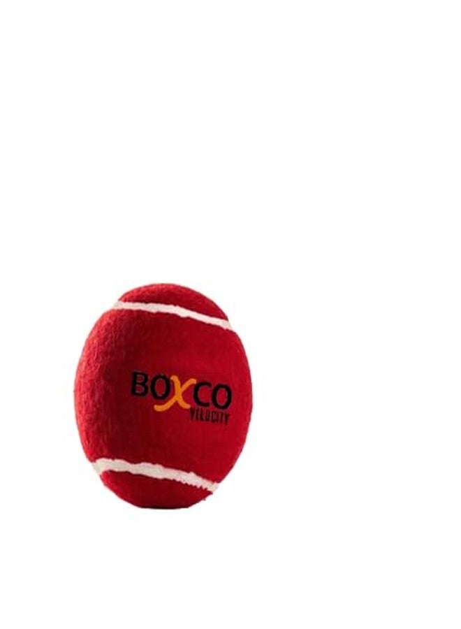 BOXCO Velociy Heavy Weight Tennis Cricket Ball, Practice Ball, Cricket Training Ball Standard Size for Cricket Tournament, Street Match, Lawn Cricket (Maroon)(Pack of 6) - Image 3