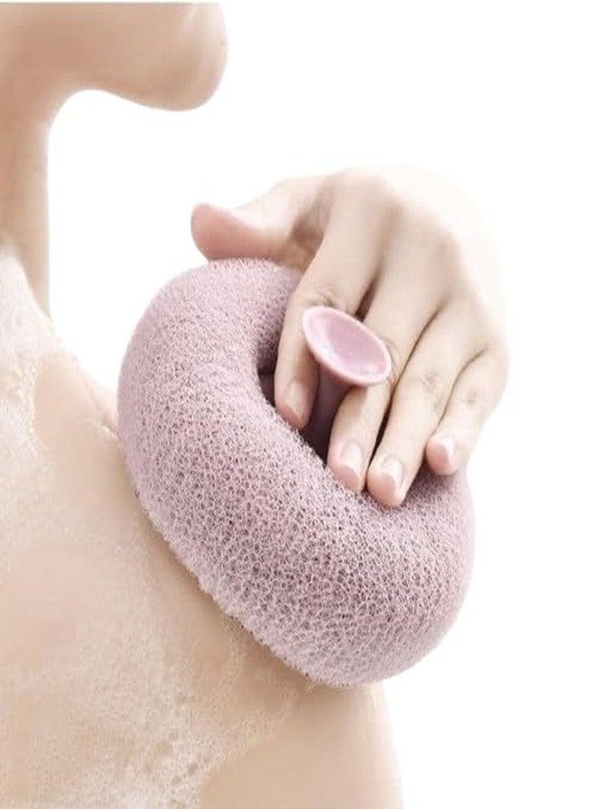 ZEVESTY Ultra Soft Round Bath Sponge Loofah 2 Pack Bath Body Brush Exfoliating Body Scrubber,Bath Sponge Brush to Scrub The Body and Enjoy Shower - Image 1