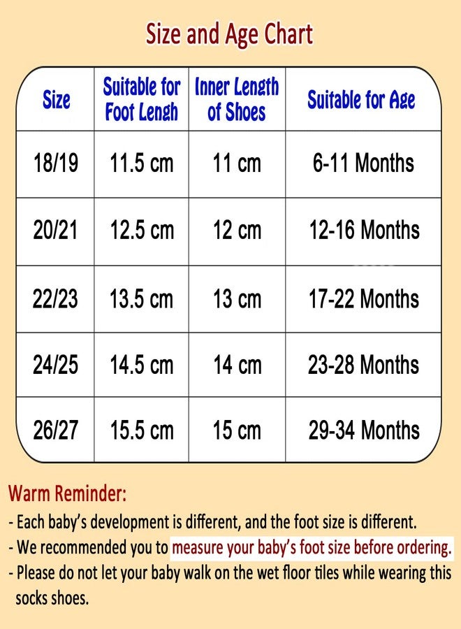 MEZON جوارب وأحذية أطفال من ميزون، مانعة للانزلاق، بنعل مطاطي ناعم، شباشب أطفال، جوارب قطنية شبكية خفيفة الوزن وجيدة التهوية (متعددة الألوان) (دب، 23-28 شهرًا) - Image 2