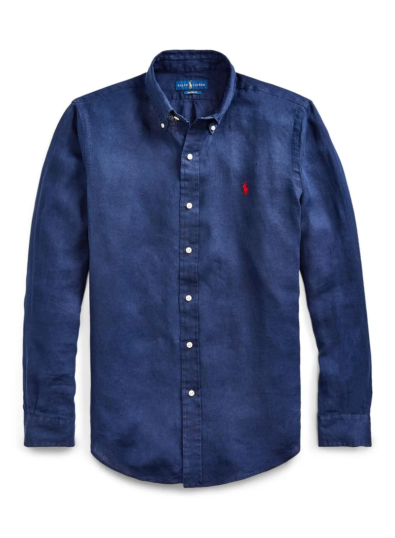 POLO RALPH LAUREN Custom Fit Linen Shirt