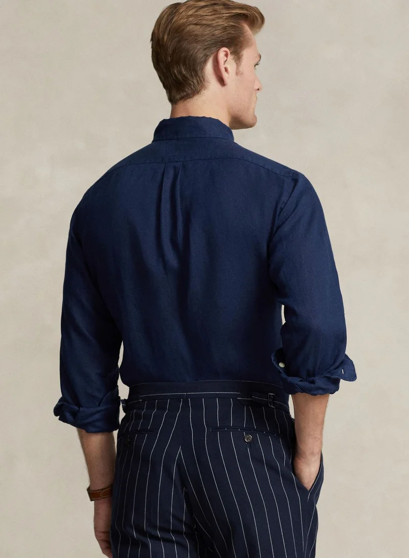 POLO RALPH LAUREN Custom Fit Linen Shirt