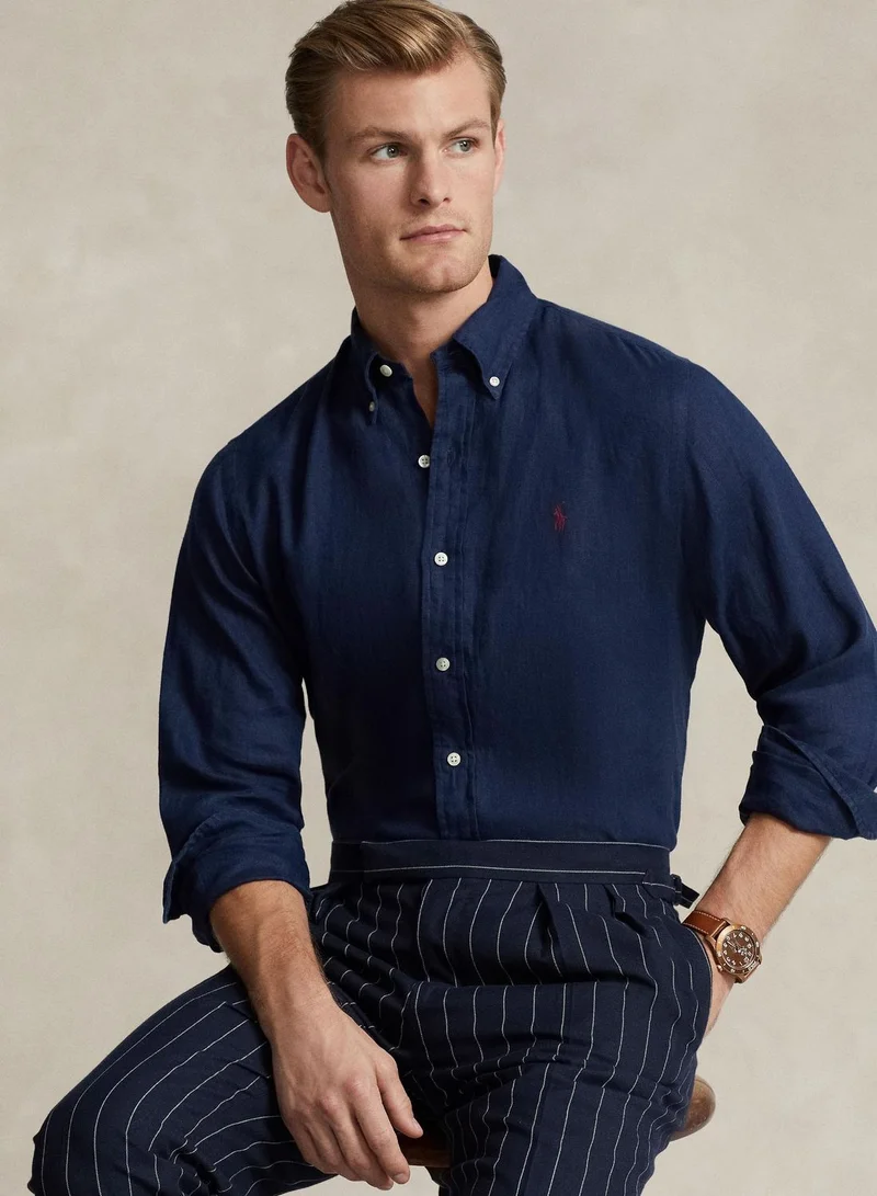 POLO RALPH LAUREN Custom Fit Linen Shirt