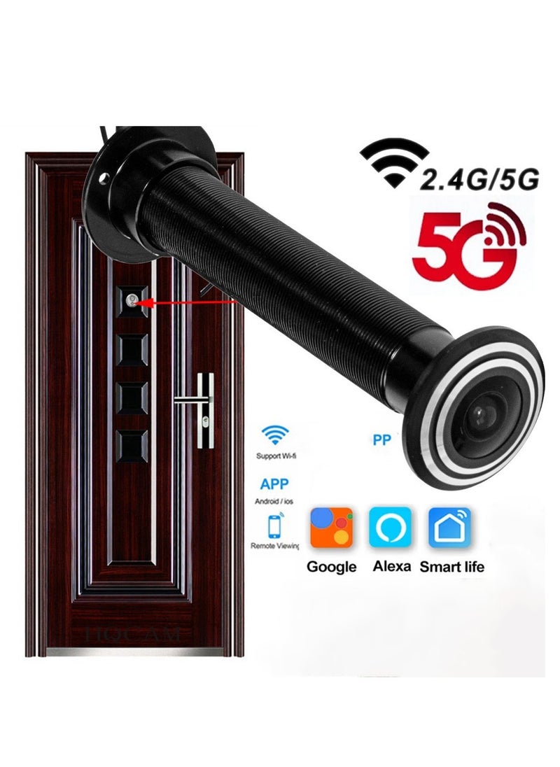Generic - Wireless WiFi Door Peephole Camera Motion Detect Recording - Image 1