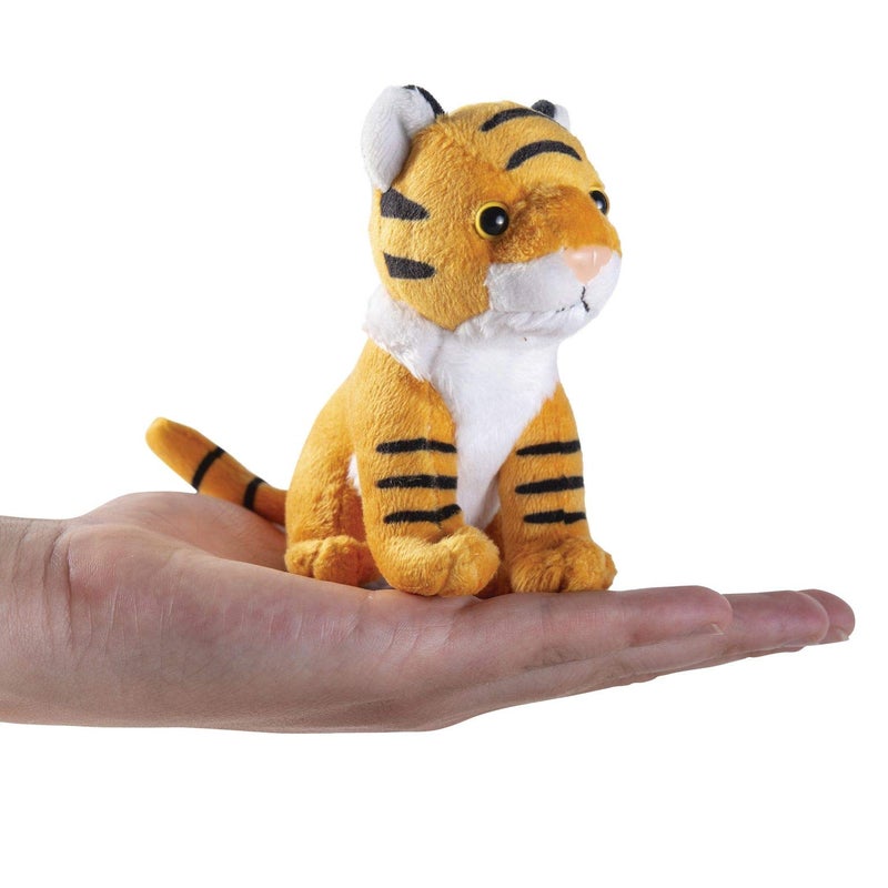 PREXTEX Safari Friends Stuffed Animal Gift Set - 5 Small Plush (Giraffe, Tiger, Lion, Polar Bear, Elephant) Zoo Animals - Machine Washable Stuffed Animals for Boys & Girls Ages 3-5+ - Image 3