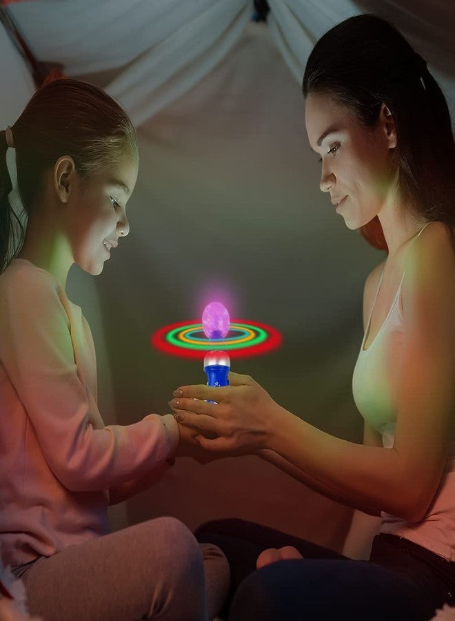 ArtCreativity Light Up Galaxy Spinner Wand, 8 Inch Spinning Light Up Toy for Kids with LED Effects, Batteries Included, Fun Gift for Boys & Girls, Birthday Party Favor, Carnival Prize, Blue - Image 5