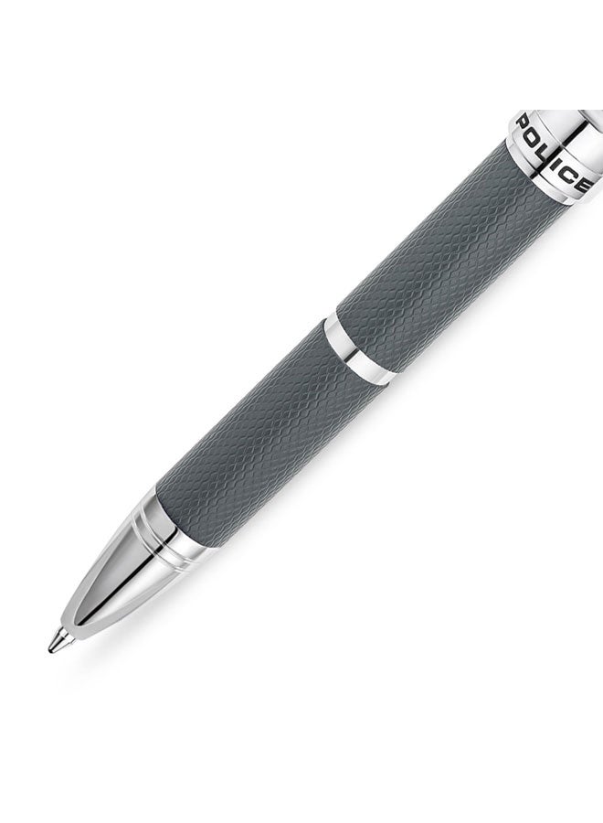 POLICE Grey Ballpoint Pen Sleek Design - Image 3