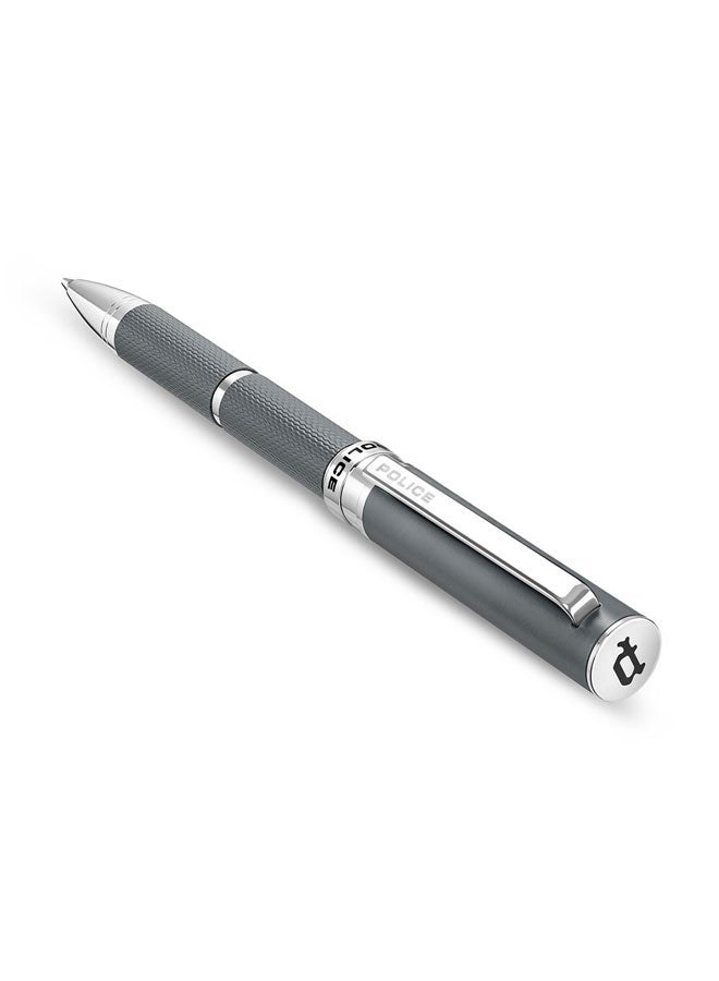 POLICE Grey Ballpoint Pen Sleek Design - Image 2
