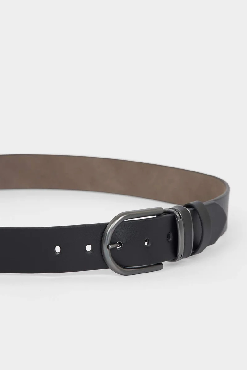 Defacto  Man Rectangle Clasp Faux Leather for Men | Best Price UAE