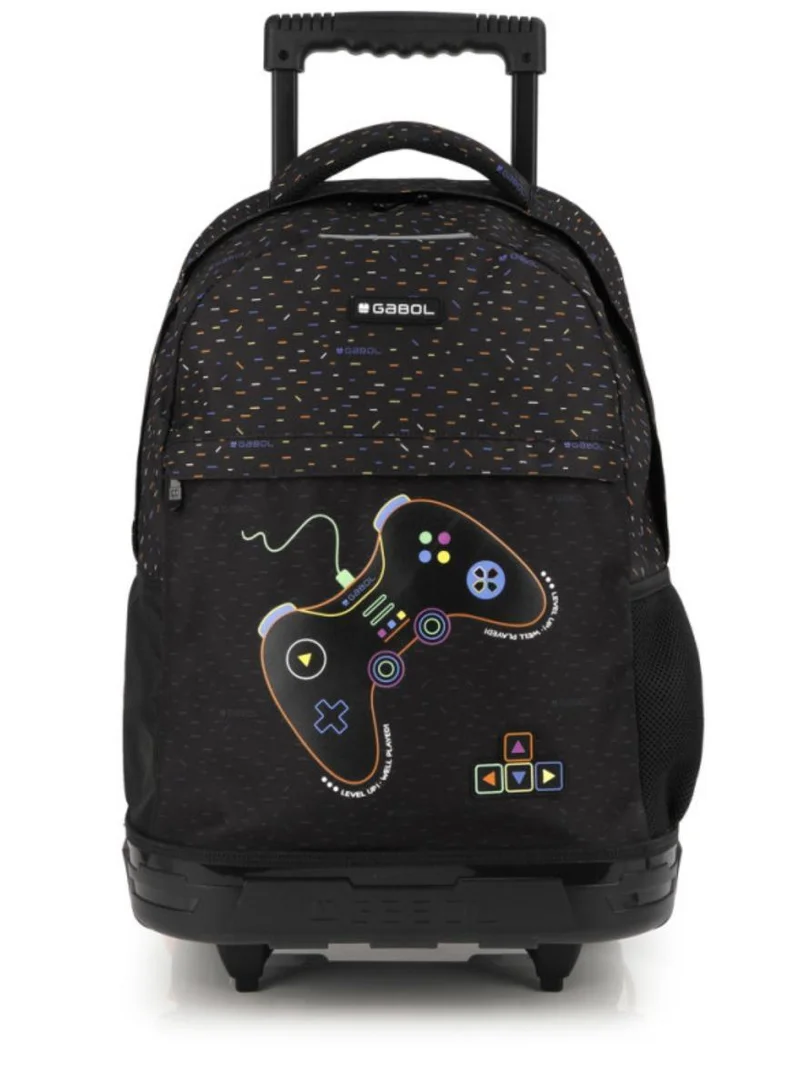 GABOL Gabol Virtual Kids Trolley Backpack Children's Nursery School Bag for Preschool Boys Girls