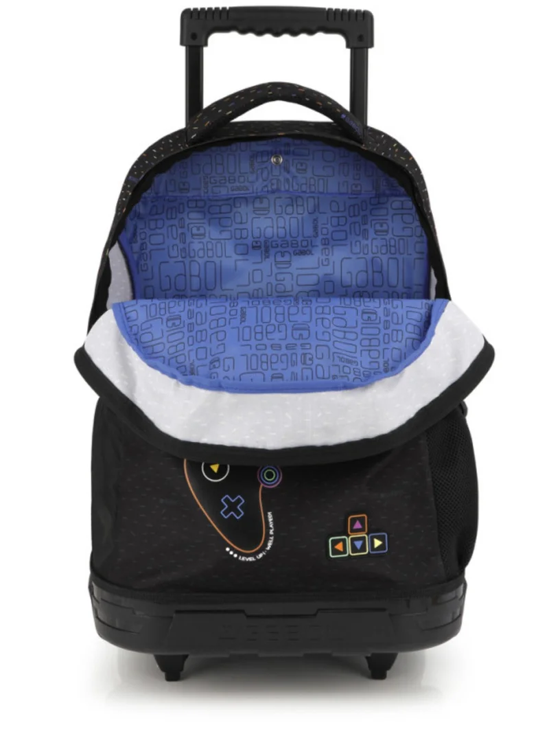 GABOL Gabol Virtual Kids Trolley Backpack Children's Nursery School Bag for Preschool Boys Girls