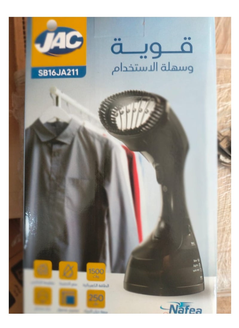 جاك مكواه بخار هاند 1500واط من جاك لون اسود  - Image 3