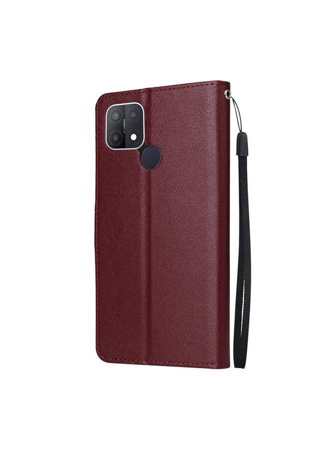 S-TOP Case For OPPO A15 / A15s / A35 Multifunctional Horizontal Flip Leather Case with Three Card Slot - Image 3