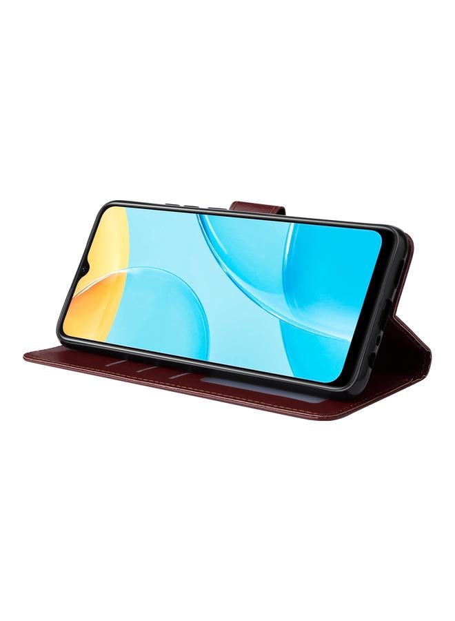 S-TOP Case For OPPO A15 / A15s / A35 Multifunctional Horizontal Flip Leather Case with Three Card Slot - Image 5