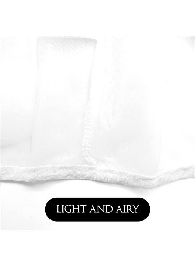 Betty Dain Makeup Protector Hood, Protects Hair and Make Up While Getting Dressed, Nylon Chiffon, Light and Airy, Triple Protection, Zipper closure, Machine Washable, White  - Image 4