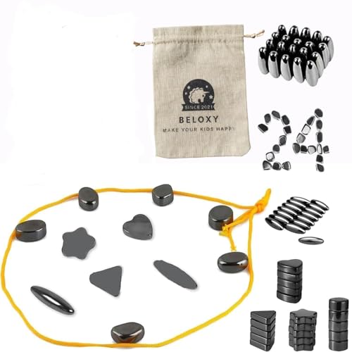 BELOXY Classic Magnetic Attraction Game, Strategy & Travel Game, Magnetic Games, Fun for Family Game Nights, Gifts for Teens & Adults Ages 15+, 2-4 Players (Multi) - Image 1