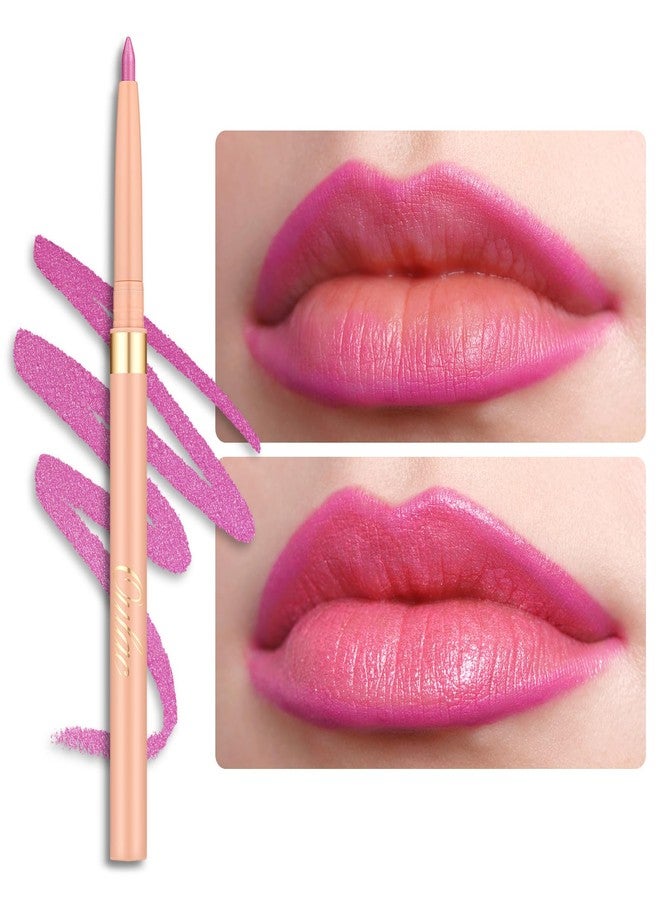 Oulac Waterproof Lipliner Pencil - Smooth and Creamy, Retractable Lip Makeup for Precision Application, Vegan & Cruelty-Free, LL09 Lilac Love Pink - Image 1