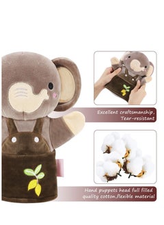 XiuWoo Plush Animals Finger Puppet Toys Hand for Toddlers 1 3 Soft Hands Puppets Game Autistic Children Great Family Parents Talking Story Boys Set  - Image 4