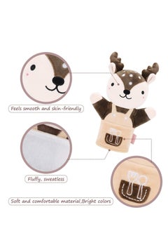 XiuWoo Plush Animals Finger Puppet Toys Hand for Toddlers 1 3 Soft Hands Puppets Game Autistic Children Great Family Parents Talking Story Boys Set  - Image 5