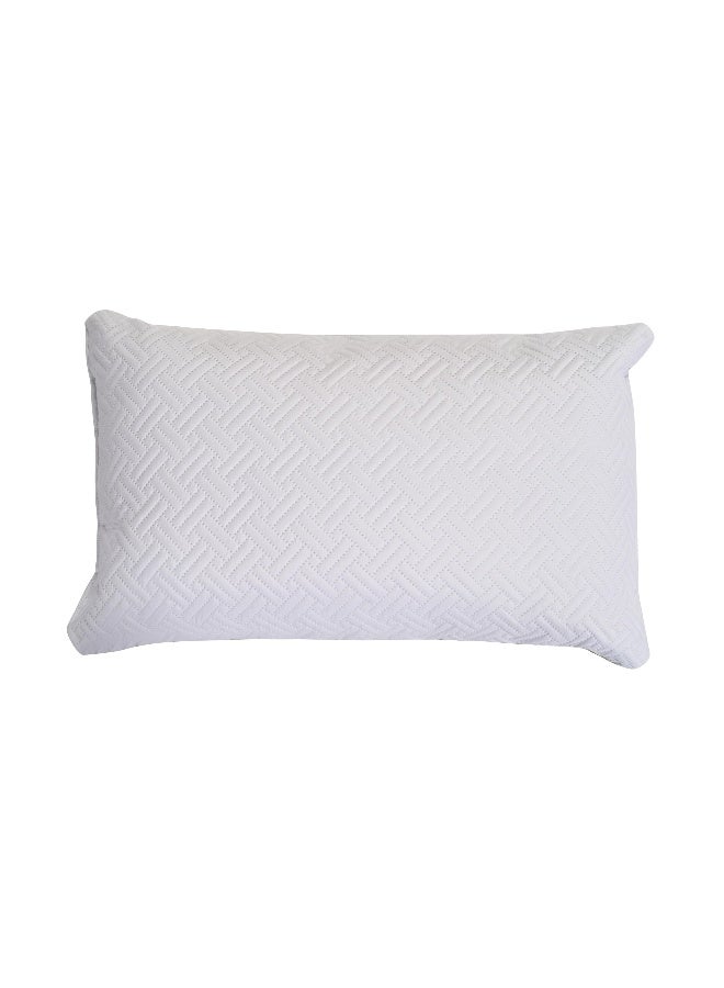 Status Contract Quilted Pillows | Standard Size Soft & Cozy Pillow for Neck & Back Rest | Premium 100% Cotton Pillow | Comfortable Deep Sleep Pillow | Best Pillows for Sleeping | (White & brown) - Image 5