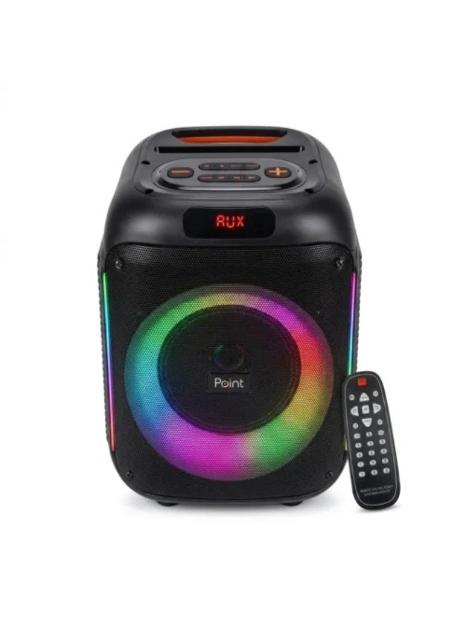 بوينت مكبر صوت قابل لإعادة الشحن من Point PT-1500، نطاق متوسط ​​8 بوصات، نطاق محيطي 20 واط - Image 1