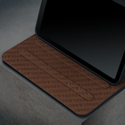 TORRO Case Compatible with iPad mini 7/6 – Genuine Leather iPad mini 7th / 6th Generation (2024/2021) Cover with Stand Function, Apple Pencil Connectivity and Wake Sleep Function (Dark Brown) - Image 4