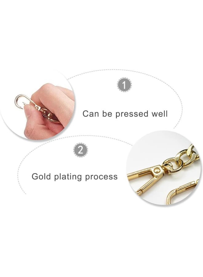 Generec "2 Pcs DIY Purse Chain Strap Handbag Chain with Buckles Metal Chain Bag Accessories for Shoulder Bags, Messenger Bags  - Image 4