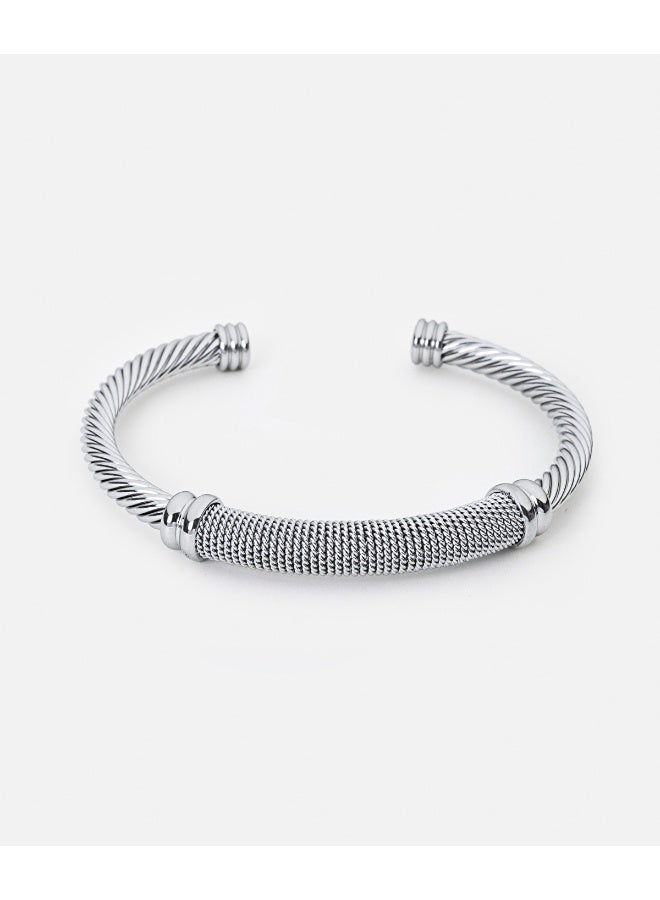 Ipekyol Contrast Textured Bracelet  - Image 1