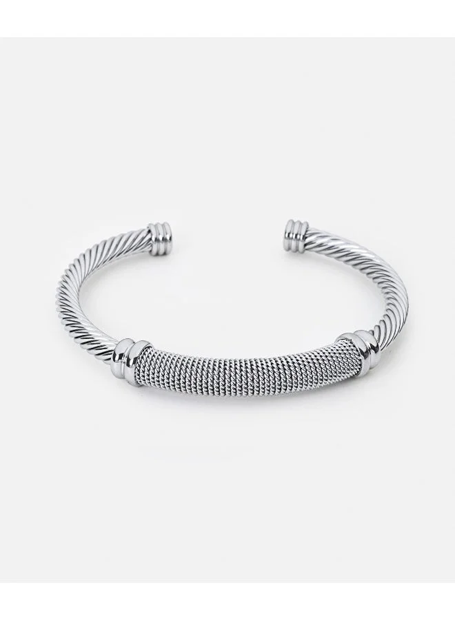 Ipekyol Contrast Textured Bracelet