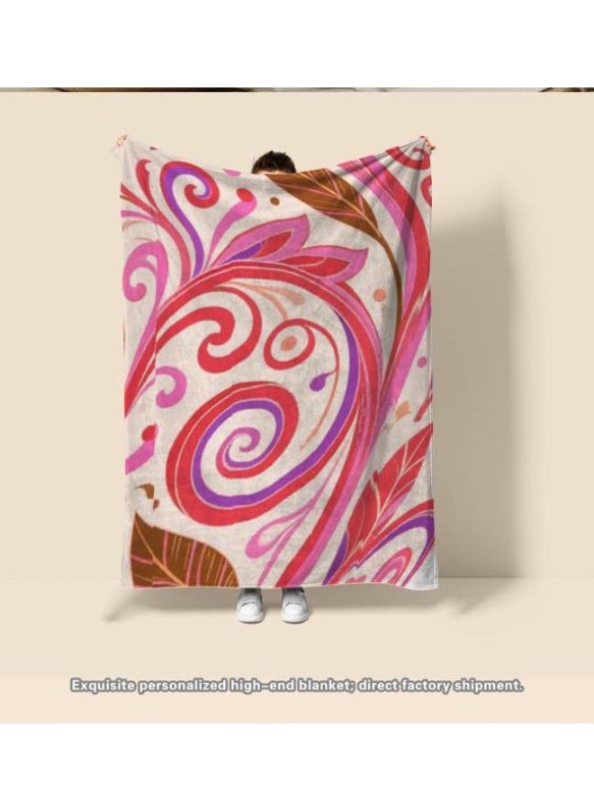 general Traditional flannel thin blanket (warm and comfortable, suitable for sleeping, playing games, dust removal and sandproof) 150cm*200cm - 36 - Image 3