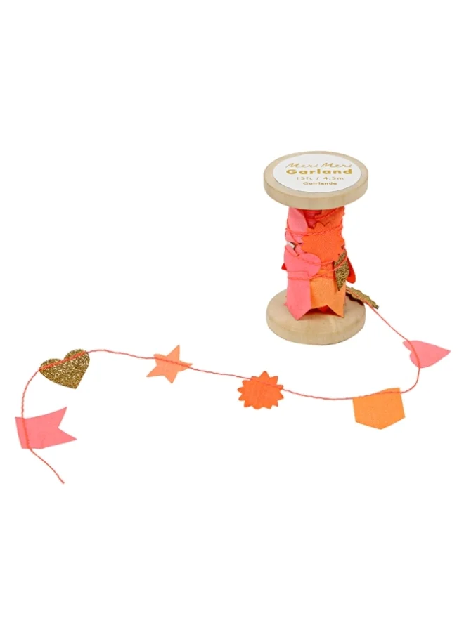 Meri Meri Pink Garland On A Spool