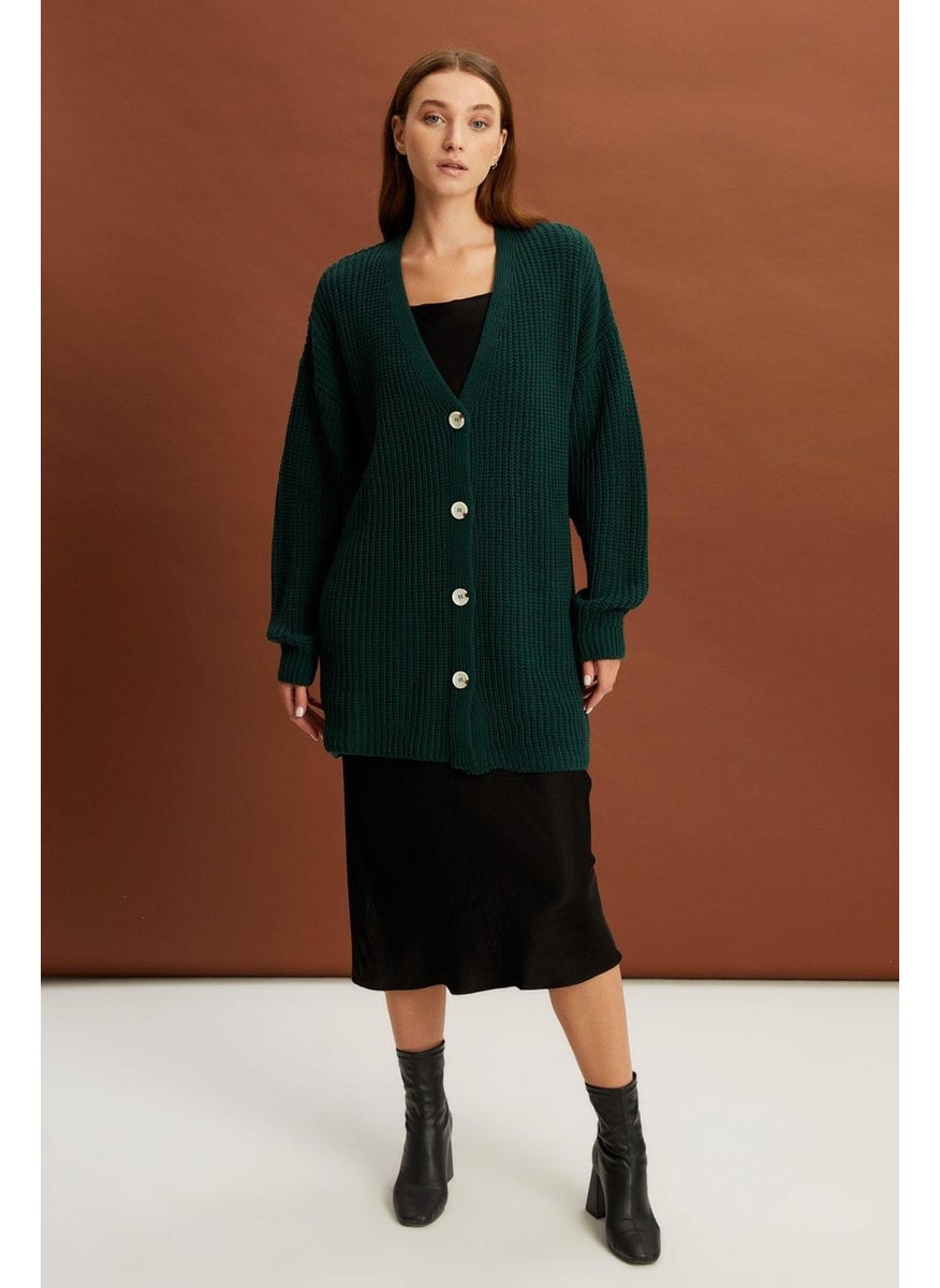 Alexander Gardi Buttoned Long Knit Cardigan (B22-5755-STD)  - Image 1