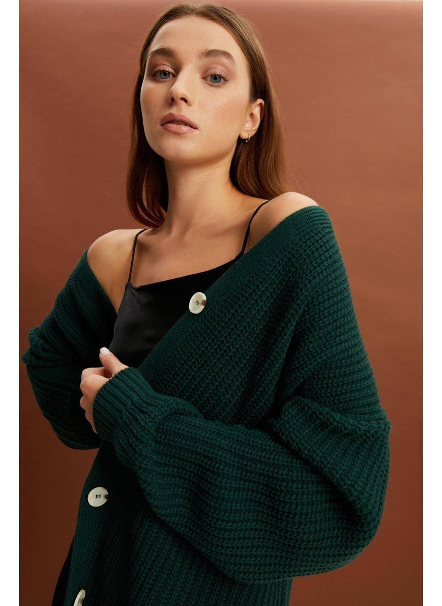 Alexander Gardi Buttoned Long Knit Cardigan (B22-5755-STD)  - Image 4
