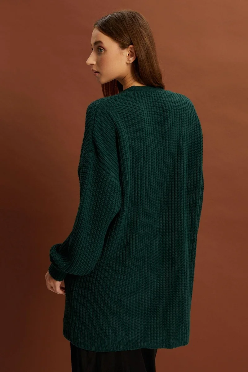 الكسندر جاردي Buttoned Long Knit Cardigan (B22-5755-STD)
