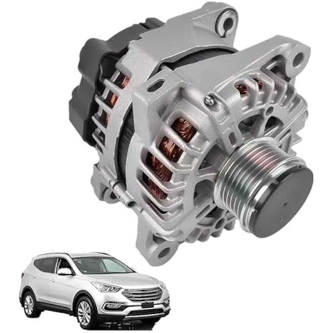 Woosphy Alternator Replacement for Hyundai Santa Fe Sport 2013-2016 Sonata Kia Sorento 12-14 Optima 2014-2015 2.4L 150A 373002G850 11710N 373002G950 - Image 1