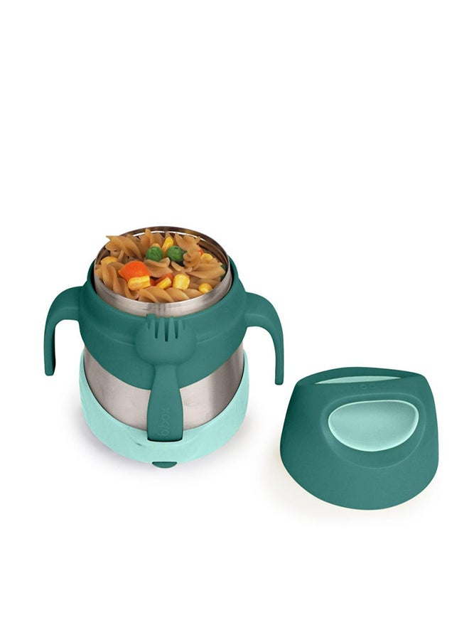 b.box Insulated Food Jar, Easy Open Container for Toddlers, Double Wall Stainless Steel, Keeps Food Cold up to 7hrs, Warm up to 5hrs, 335ml/11 - Image 1