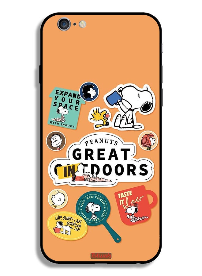 Tolwak Apple iPhone 6/6s Protective Case Peanuts Stickers - Image 2