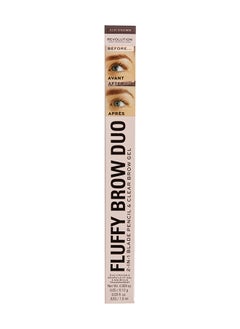 Makeup Revolution Fluffy Brow Filter Duo Ash Brown