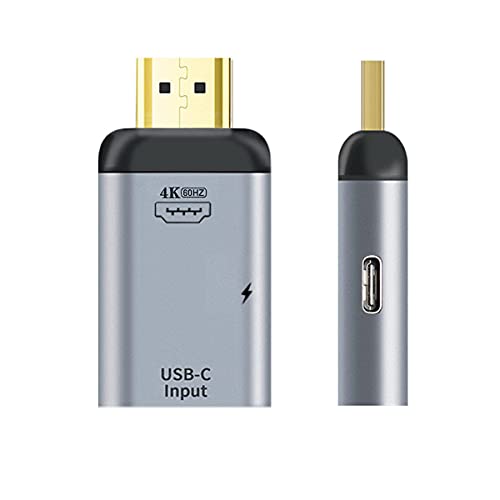 Chenyang USB-C Type-C Female Source Input HDMI Male Output 4K 60Hz 1080P Adapter with PD Power Port for Phone & Laptop - Image 1