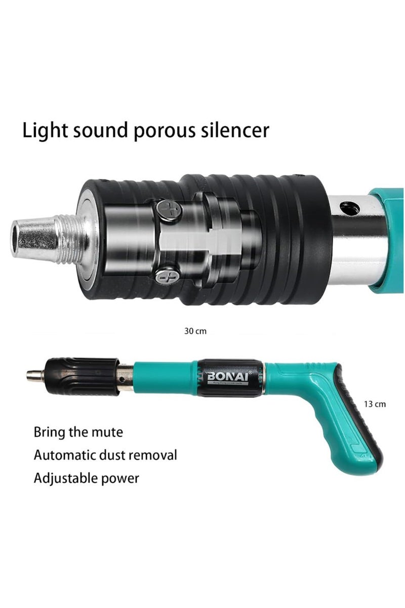 BONAI Nail Wall Fastening Tool High-pressure Nail-Gun Manual Steel Nail-Gun Strength Adjustable for Home DIY Woodworking Cement Wall - Image 2