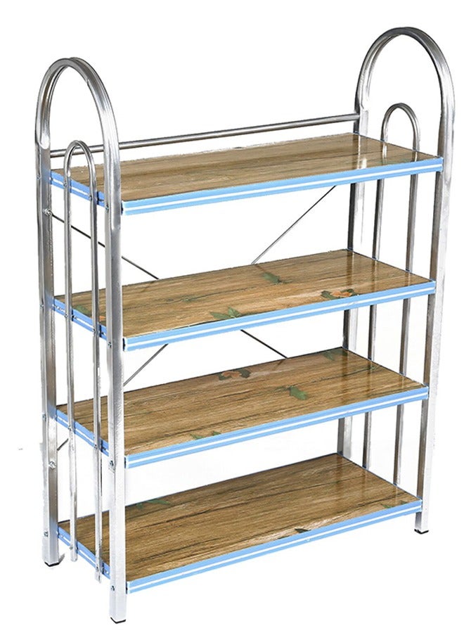 DubaiGallery Shoe Rack,Multi-Tier Standing Shoes Storage Organizer Creative Household Racks Multi-Functional Simple Shoe Shelf Personality Art Fashion Shoe Cabinet Happy - Image 2