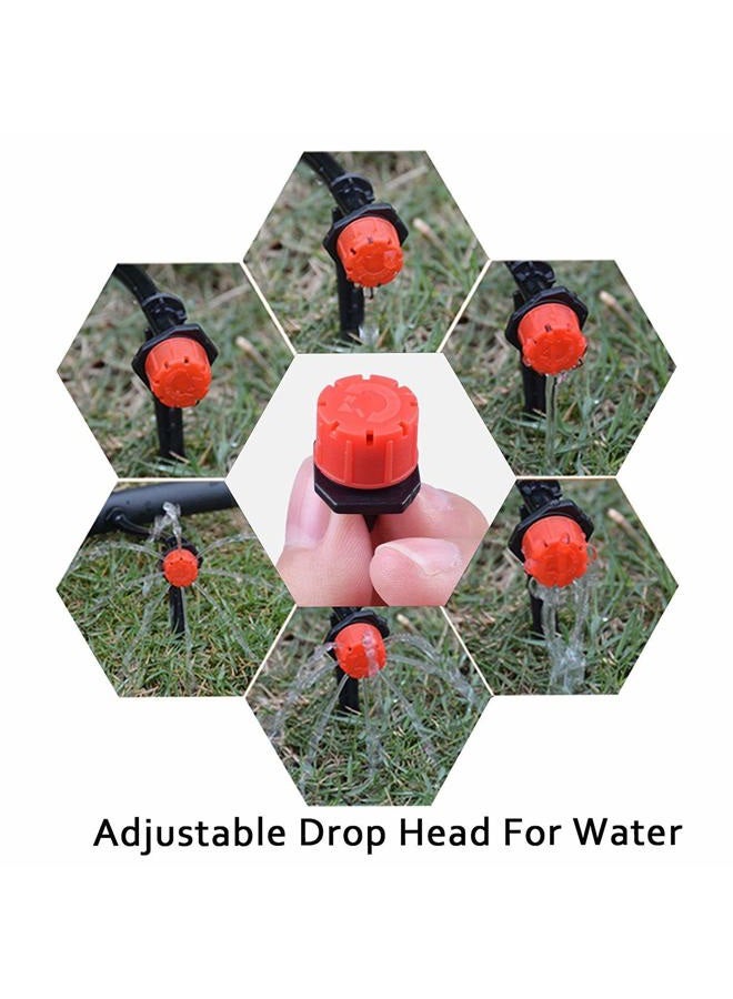 MSDADA Garden 50Ft Automatic Micro Irrigation System, 1/4" Blank Distribution Plant Watering Irrigation Kit Accessories Include Atomizing Nozzle Mister Dripper for Garden Flower Bed,Patio,Lawn … - Image 4