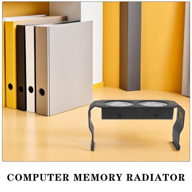 ARGB RAM Cooler: 3-Pin Memory RAM Cooling Fans with Dual PWM Fan for PC Gaming Speed UP to 4500RPM - Computer Memory Radiator Noise Level ≤28dB - Image 3